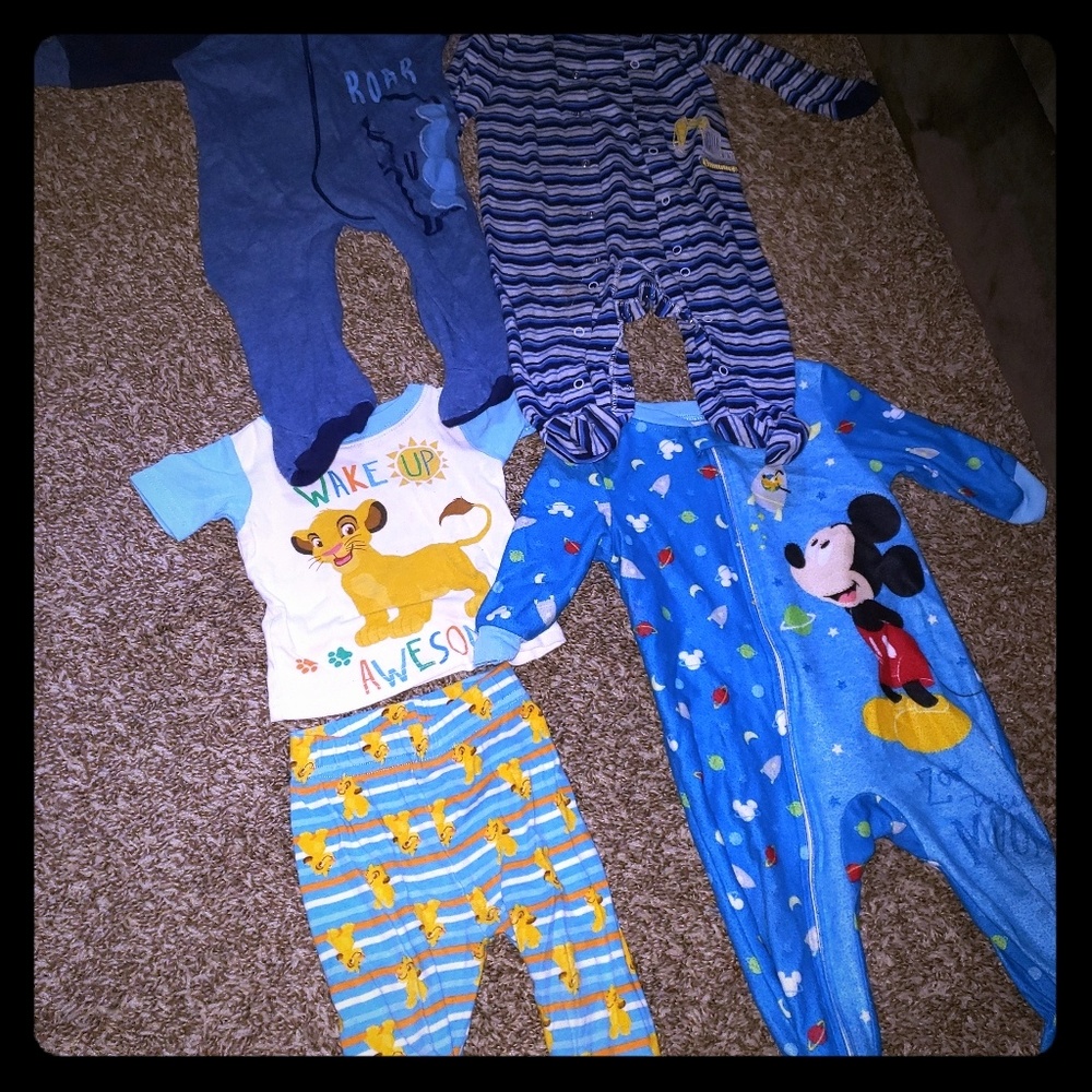 Baby boys pajama lot